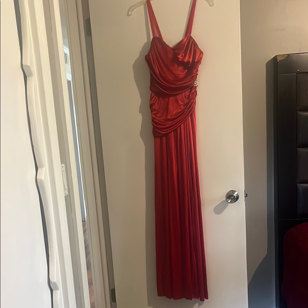 Elegant Red Evening Gown